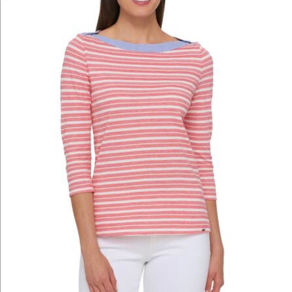 Tommy Hilfiger Womens Esme Basic T-Shirt